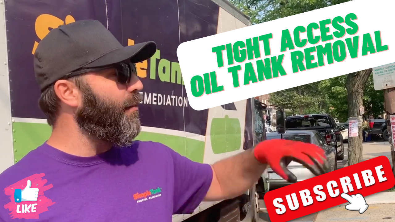 tight access oil tank removal nj