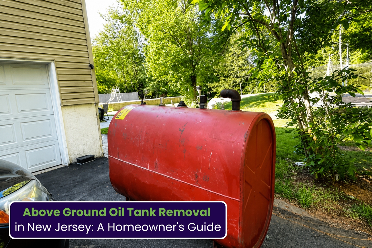 Above Ground Oil Tank Removal in New Jersey