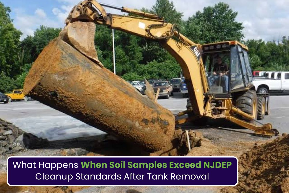 What Happens When Soil Samples Exceed NJDEP Cleanup Standards After Tank Removal?