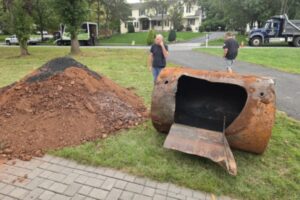 Underground Oil Tank Removed